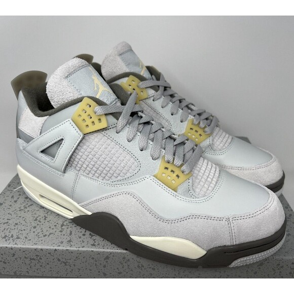 Air Jordan 4 Retro SE Craft Photon Dust Grey Shoes DV3742-021 Size 13